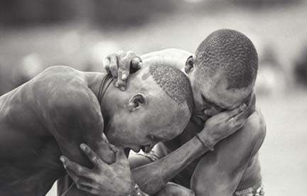 Candace Scharsu Photography - Mundari Wrestlers - South Sudan